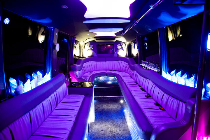internal limo purple