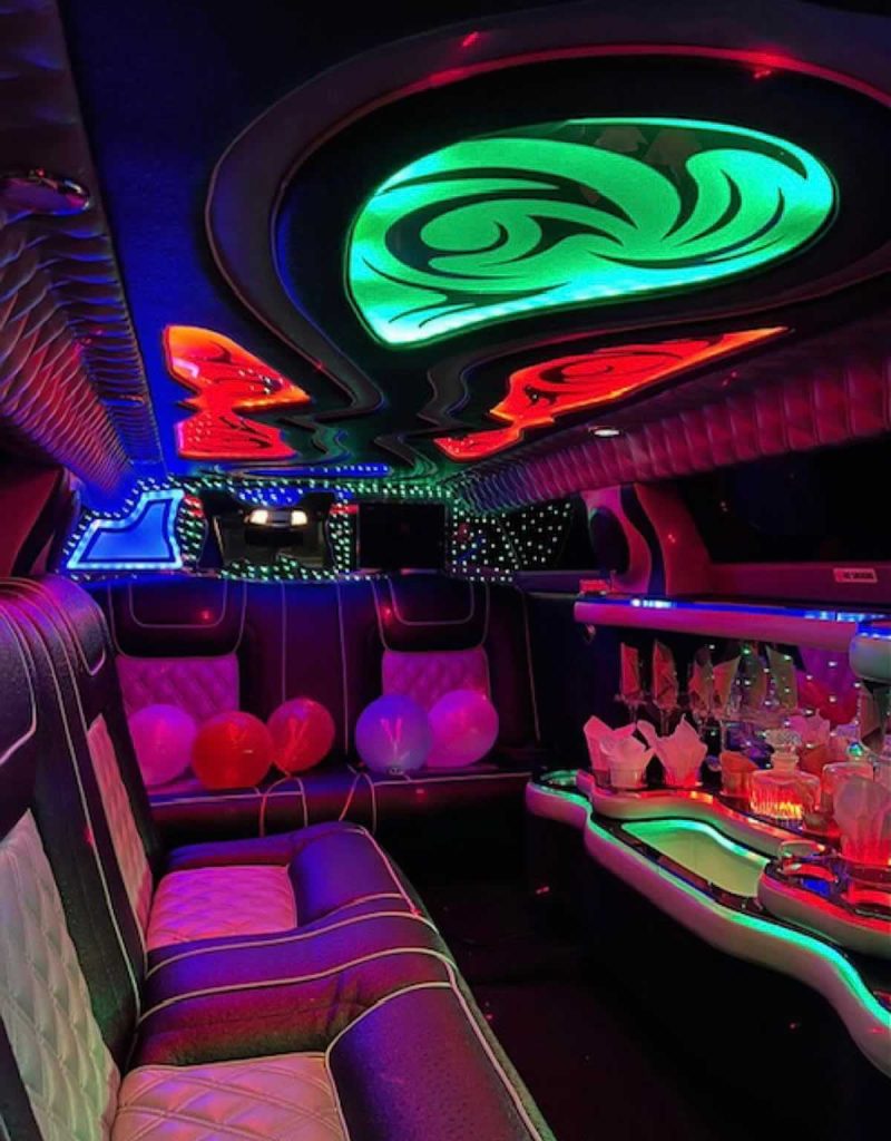 Chauffeur-driven White Chrysler 300C Limo Hire | Essex Limos
